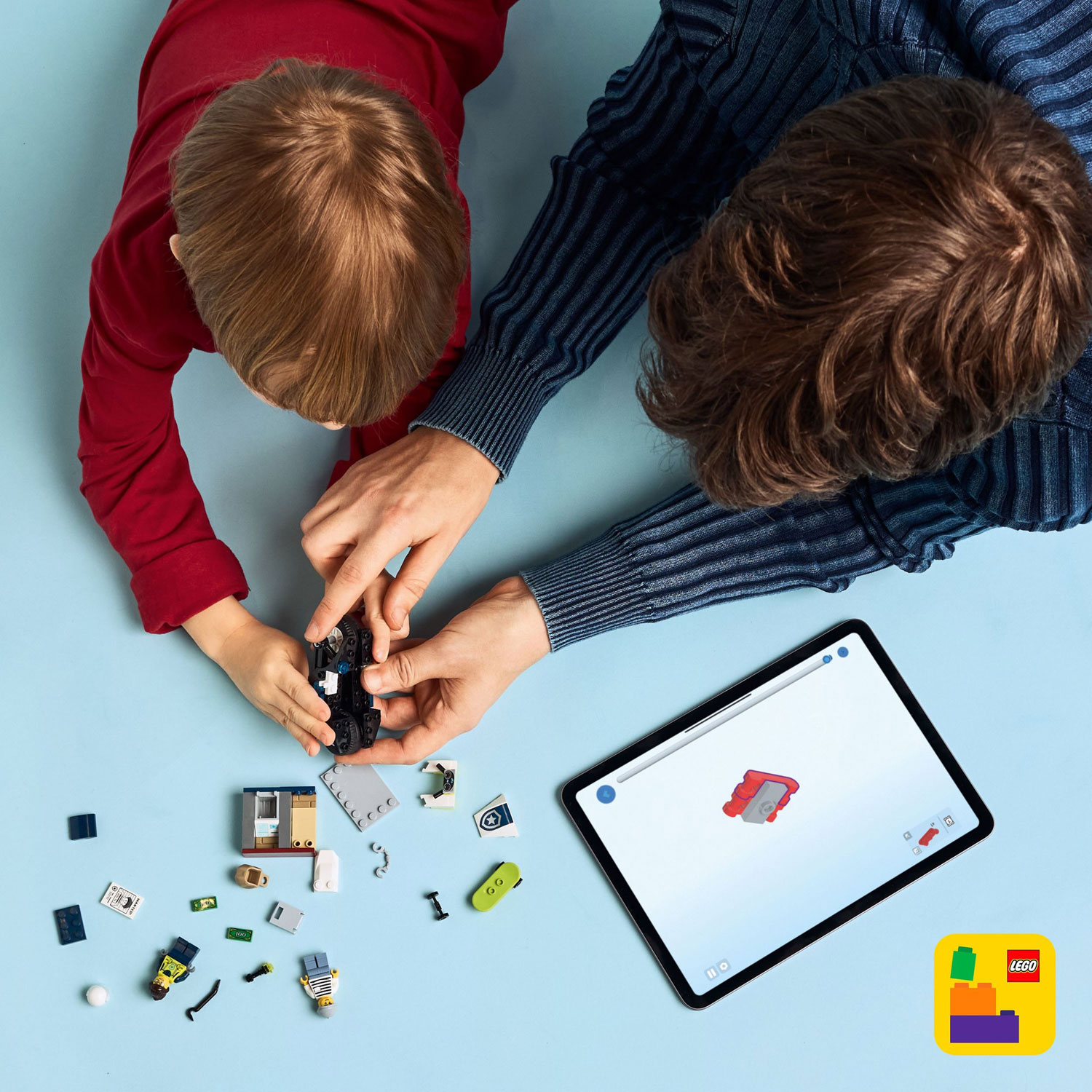 LEGO City : La poursuite en moto de police - 65 pièces