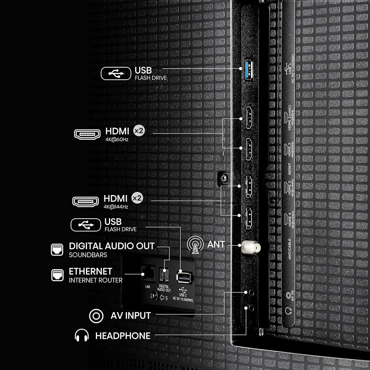 Hisense 85" QD6QF Series 4K UHD HDR QLED Fire TV Smart TV - 2025