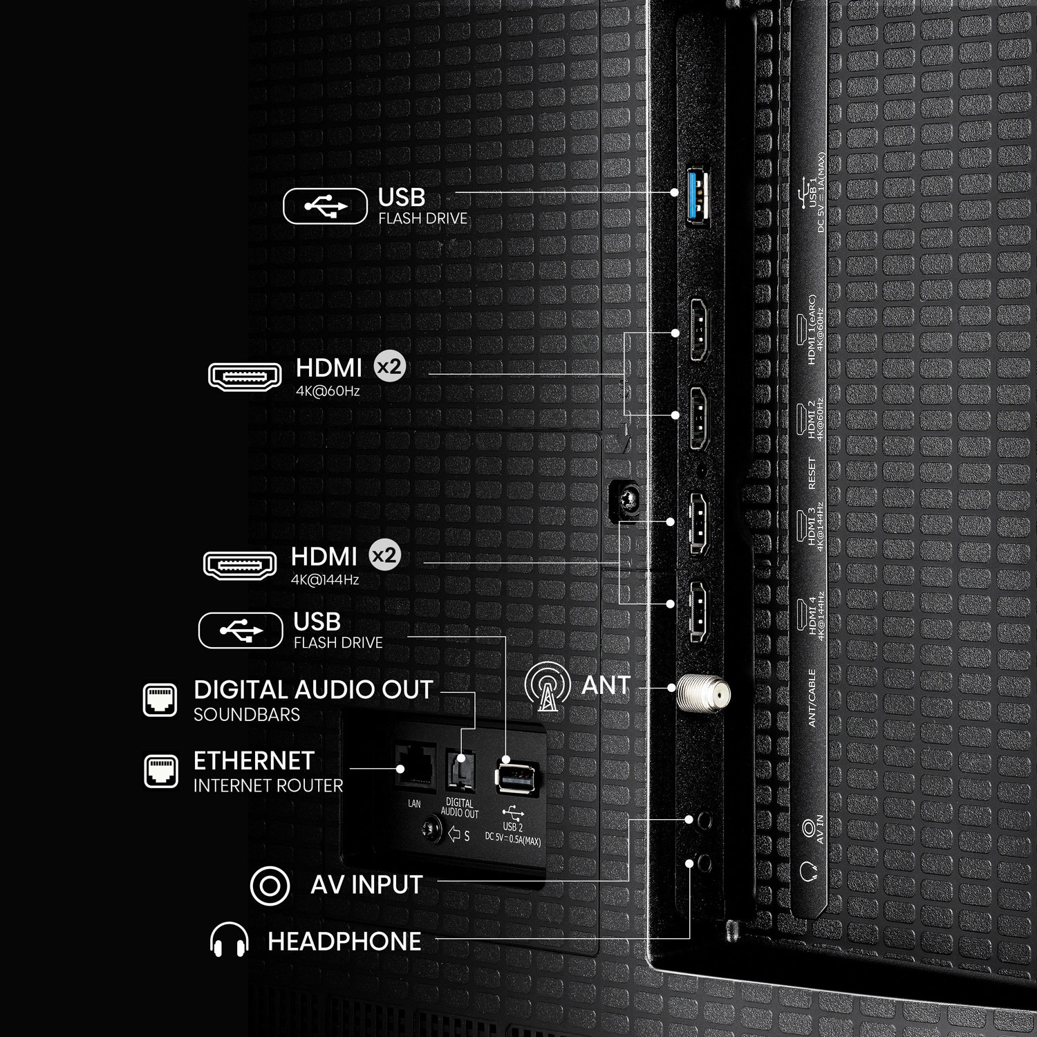 Hisense 75" QD6QF Series 4K UHD HDR QLED Fire TV Smart TV - 2025