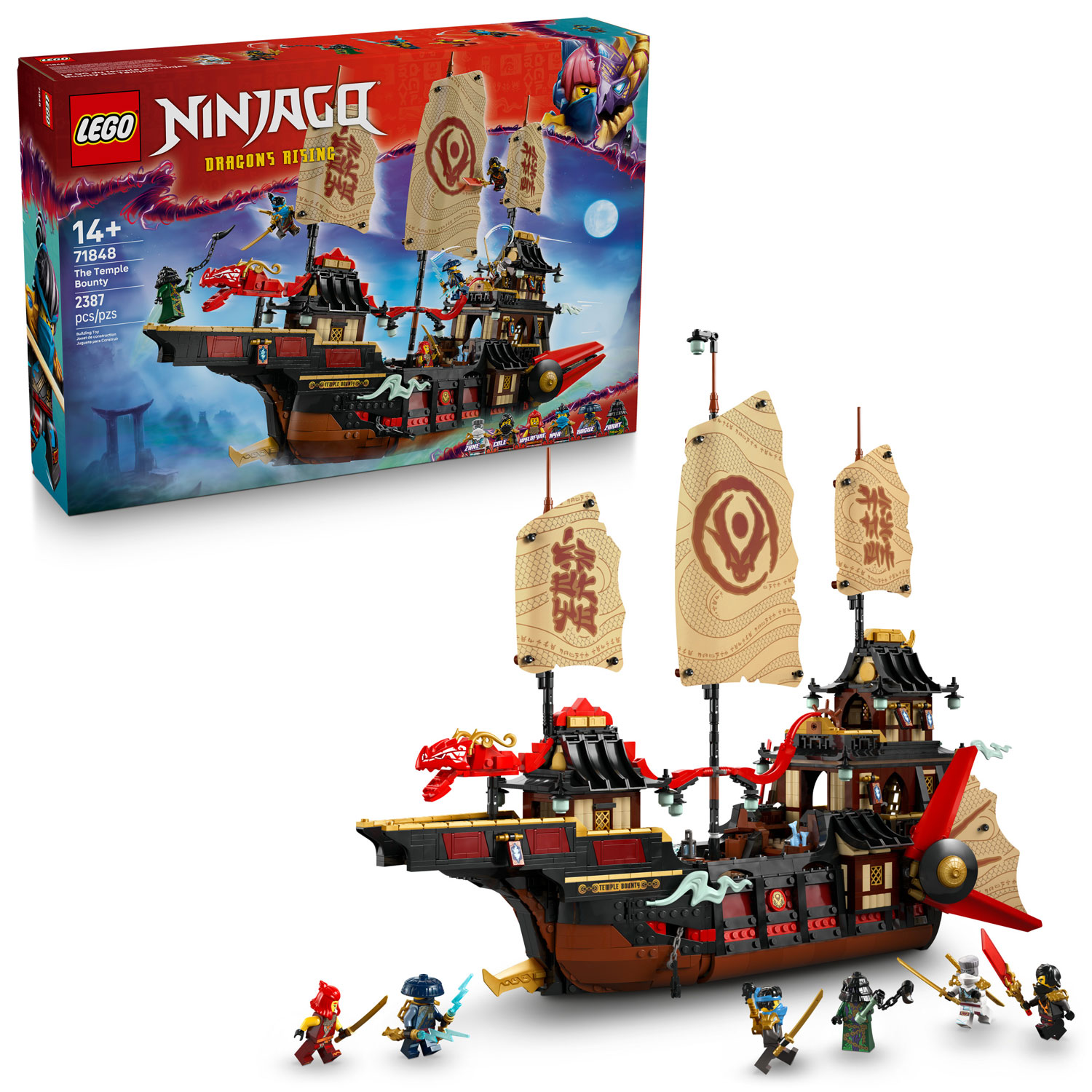 LEGO Ninjago : Le QG du temple des ninjas - 2387 pièces