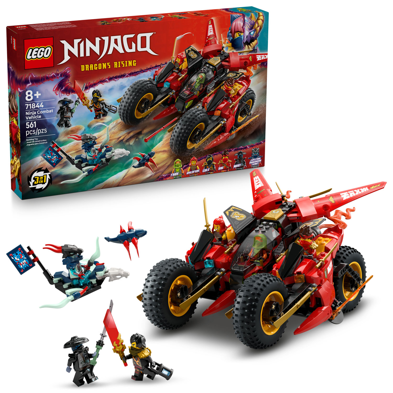 LEGO Ninjago: Ninja Combat Vehicle - 561 Pieces