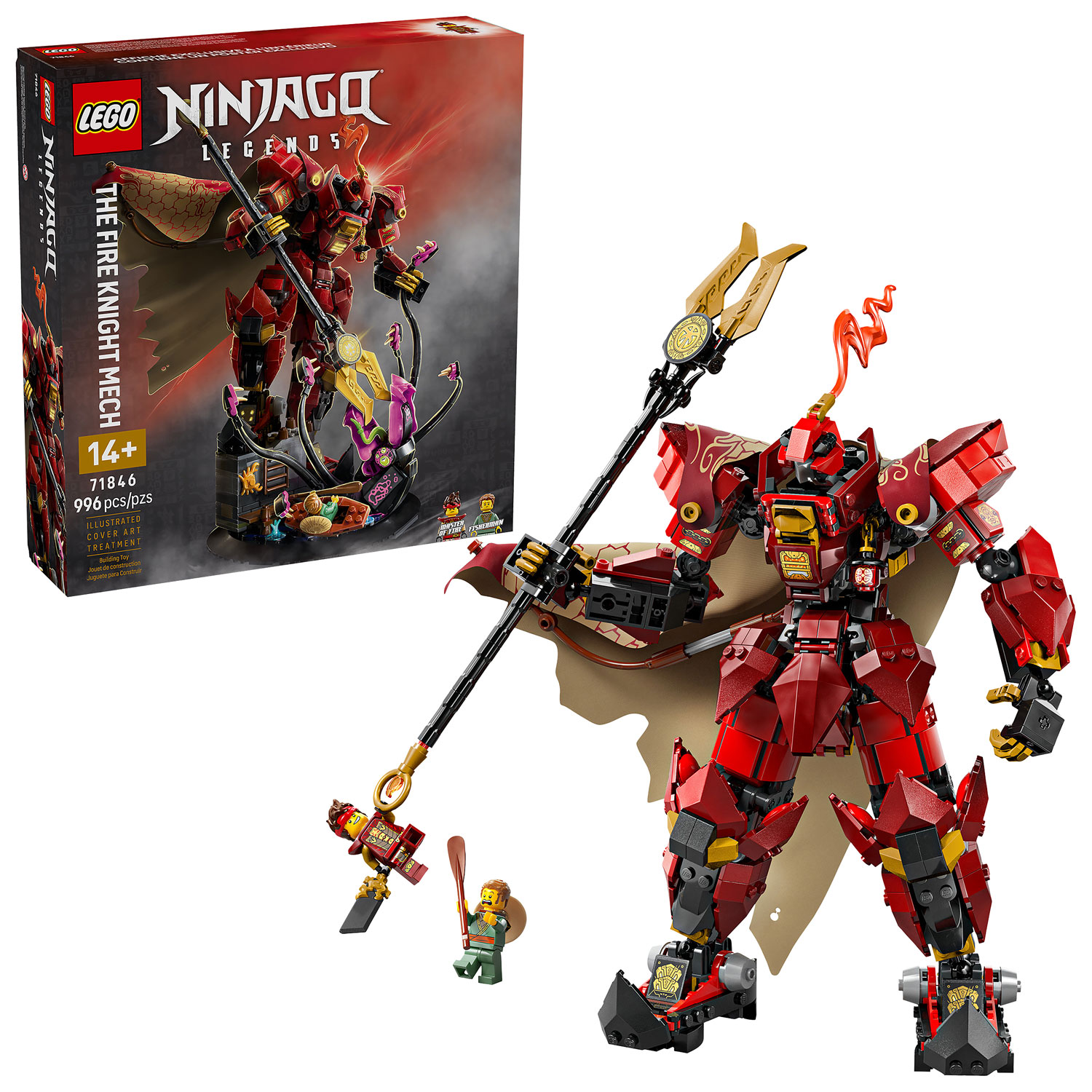 LEGO Ninjago : Le robot chevalier de feu - 996 pièces