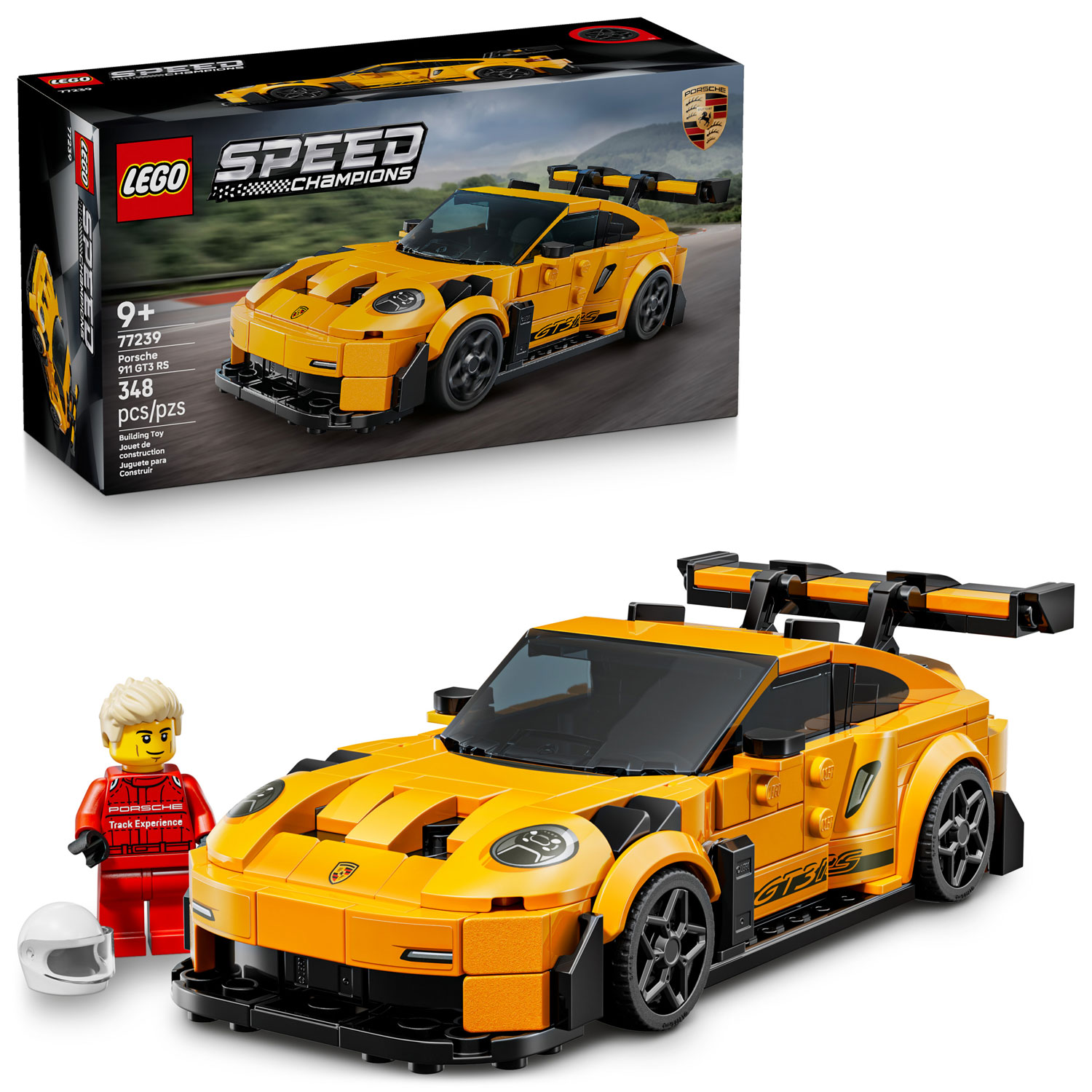 LEGO Speed Champions : La supervoiture Porsche 911 GT3 RS - 348 pièces