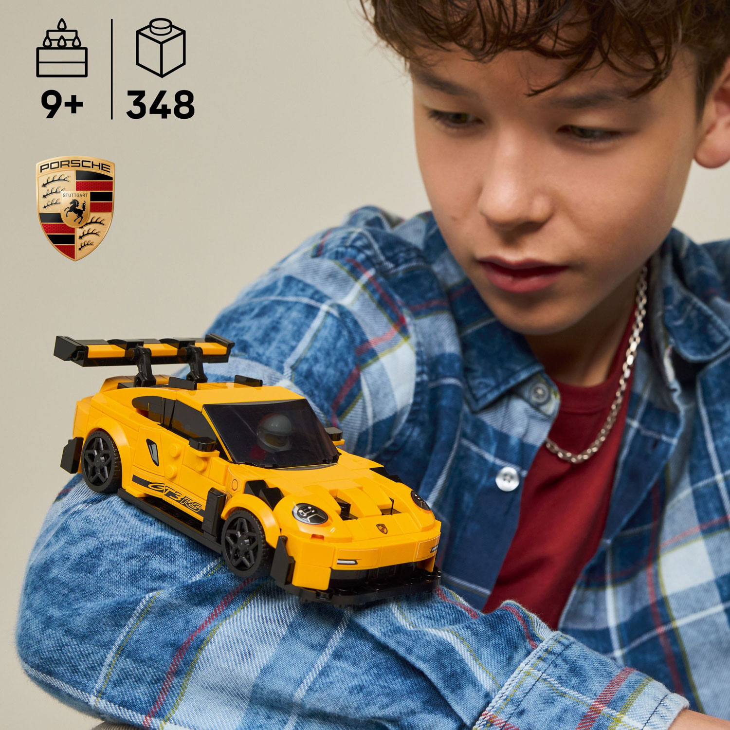 LEGO Speed Champions : La supervoiture Porsche 911 GT3 RS - 348 pièces