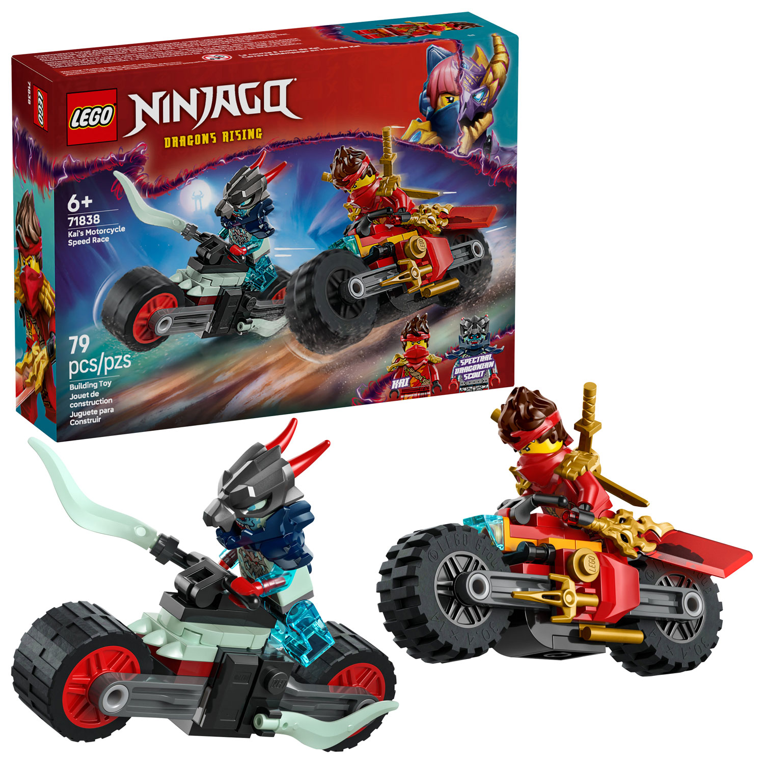LEGO Ninjago : La course à moto de Kai - 79 pièces