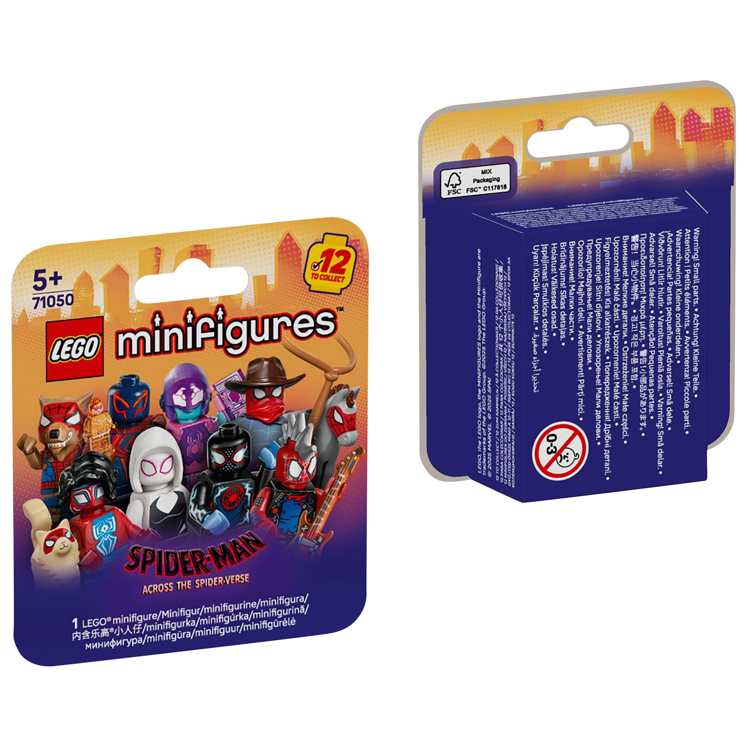 LEGO Minifigures Spider-Man: Across the Spider-Verse - 8 Pieces - 1 Assorted Figure