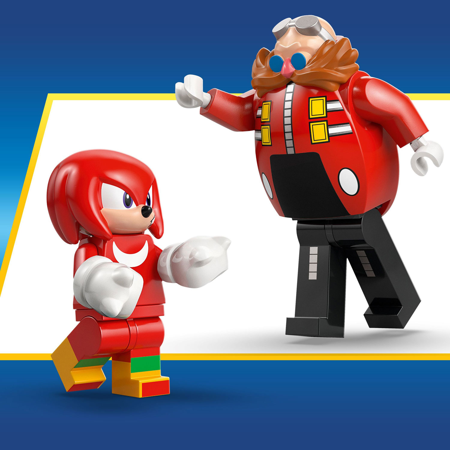 LEGO Sonic : Knuckles contre le robot Egg Crusher du Dr Eggman - 350 pièces