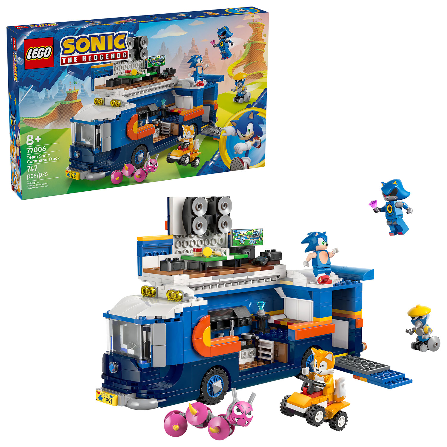 LEGO Sonic the Hedgehog: Team Sonic Command Truck - 747 Pieces