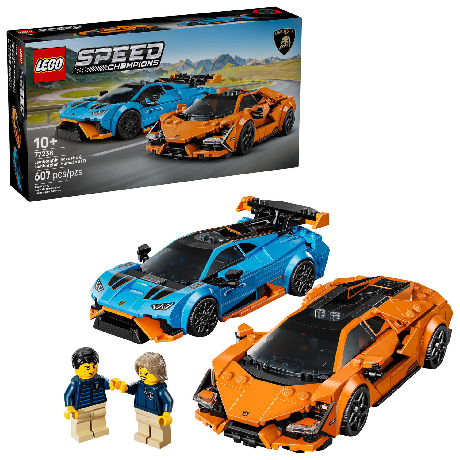 LEGO Speed Champions : La Lamborghini Revuelto et la Huracán STO - 607 pièces