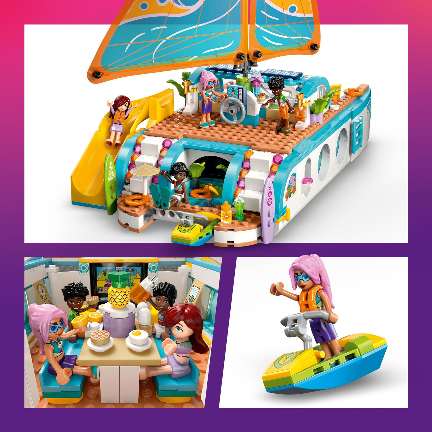 LEGO Friends: Travel Boat Adventure - 685 Pieces