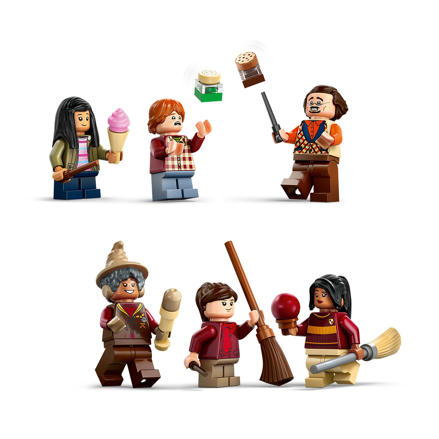 LEGO Harry Potter: Le Magasin d'accessoires de Quidditch et Les glaces Florian Fortarôme - 795 pièces