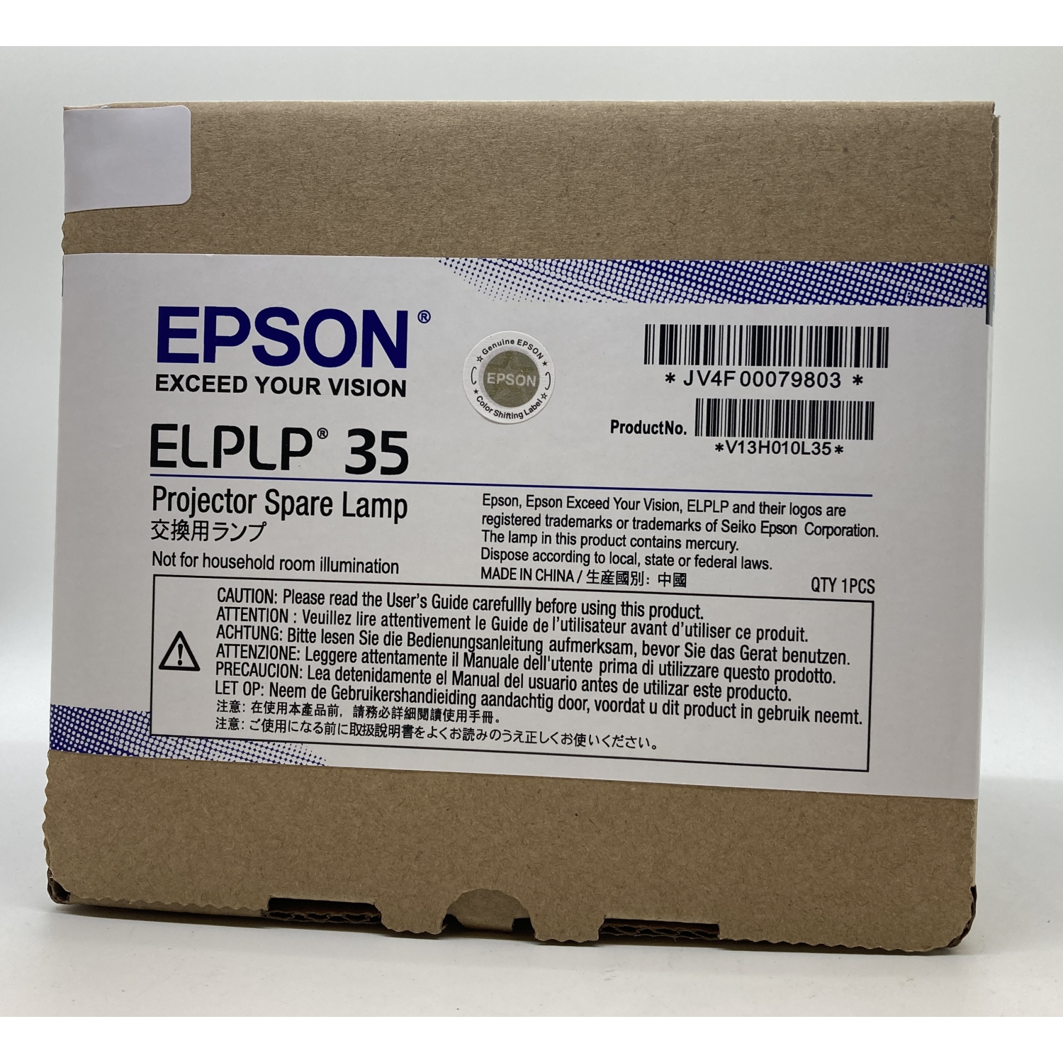 OEM Lamp & Housing for the Epson EMP-TW680 Projector - 1 Year Jaspertronics Full Support Warranty!