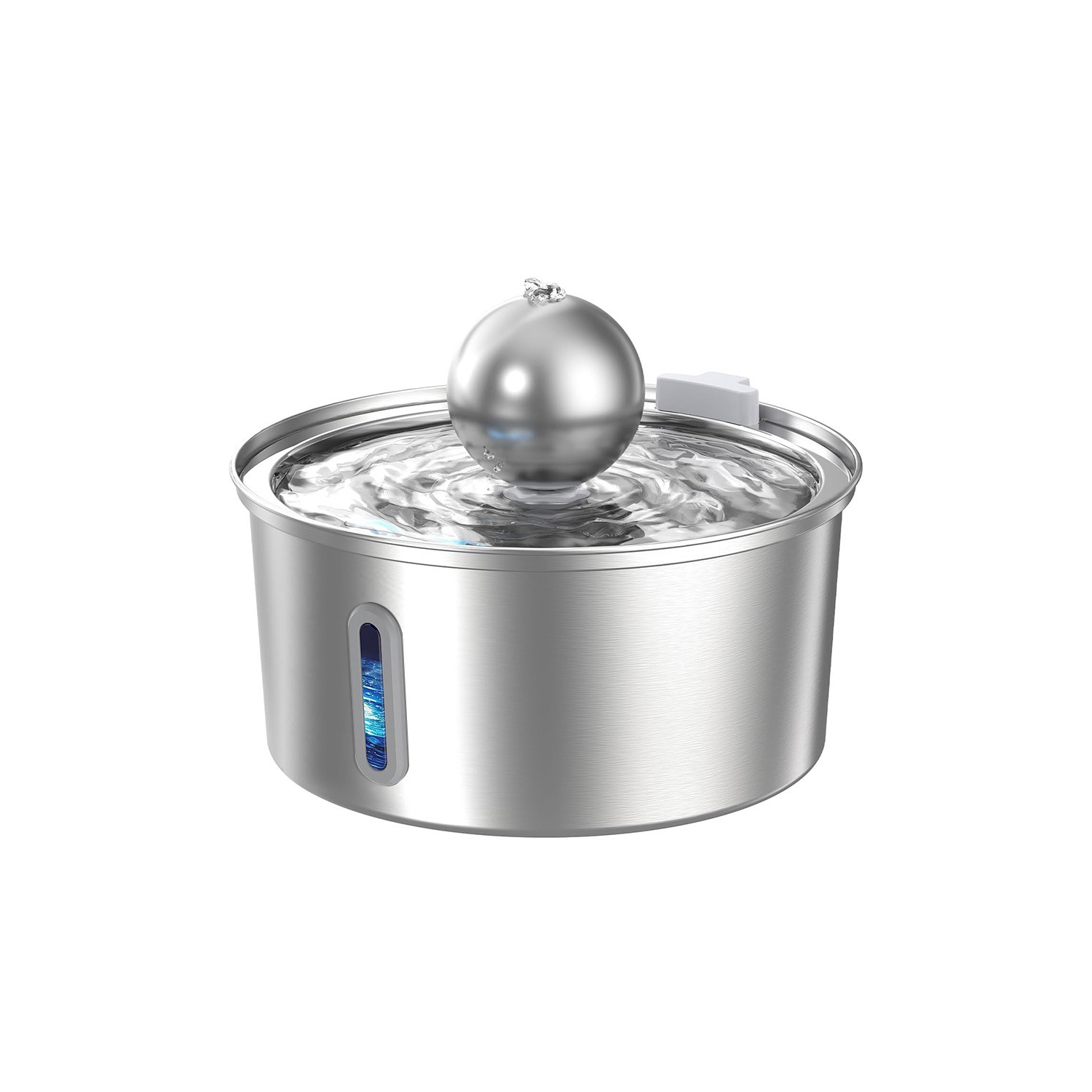 Fontaine CAT - Fontaine Cat 3,2&nbsp;L/108&nbsp;oz pour boire - Fontaine d'eau Cat en acier inoxydable grande capacité