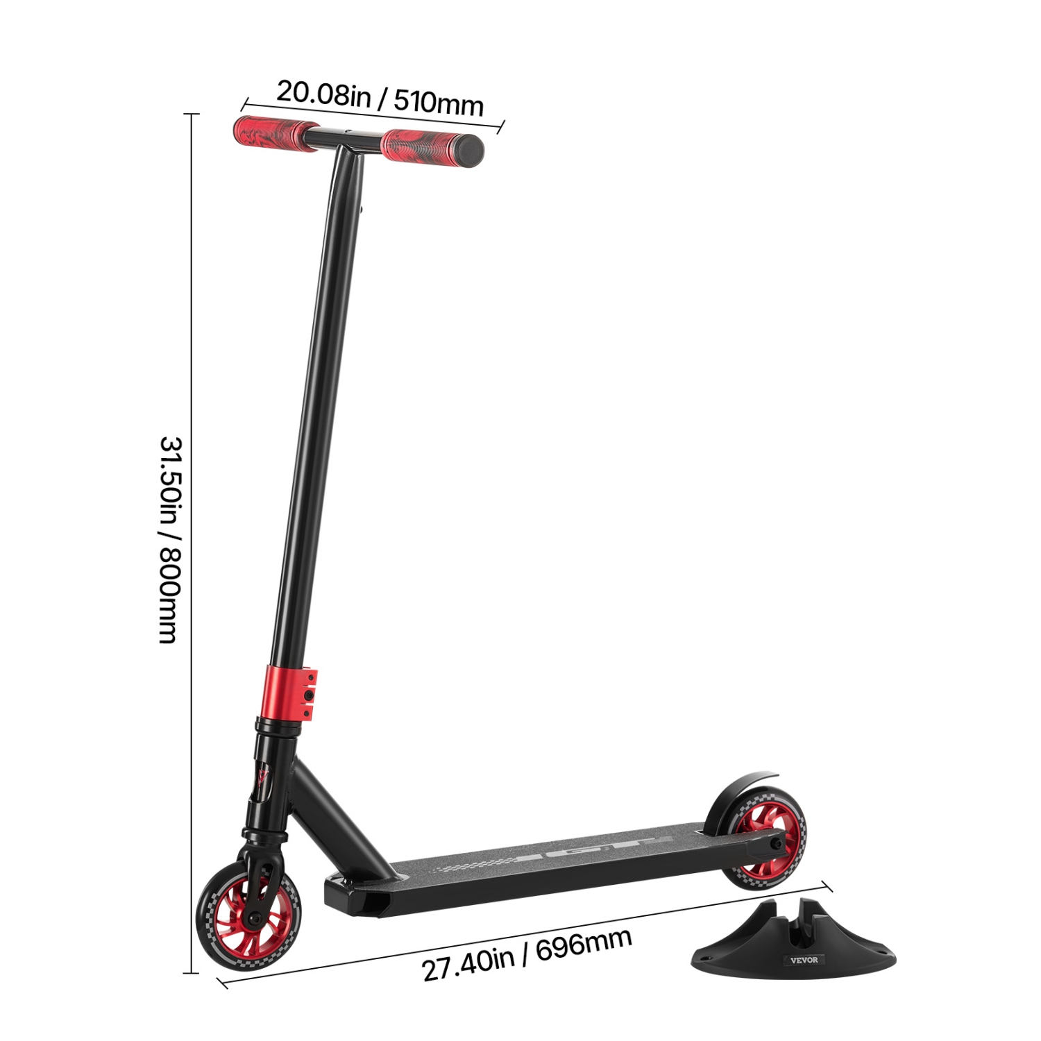 VEVOR Ages 11-13 Years Stunt Scooter, Pro Complete Trick Scooters, Teens, Adults, Boys, and Girls, Freestyle Street Rider for Intermediate and