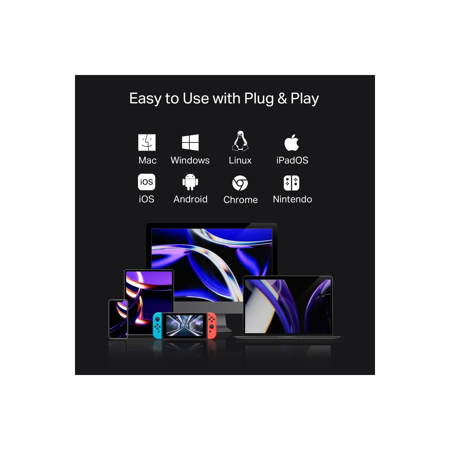 TP-Link 7-Port USB-C Hub - 4K HDMI, 100W PD Charging, 5Gbps Data, Dual SD/microSD Slots, Aluminum Case, Plug & Play