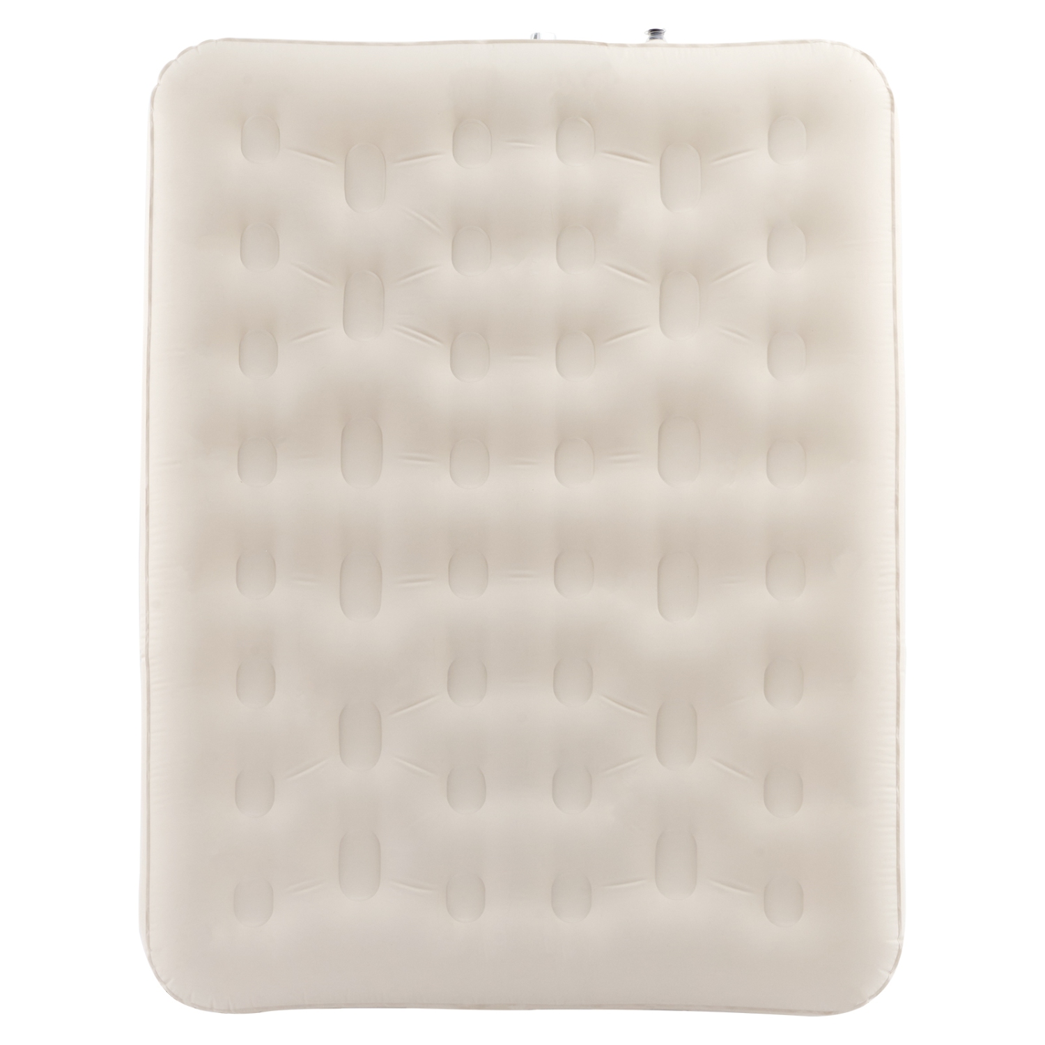 VEVOR 2 Person Air Mattress with Frame, Camping Cot with Built-in Pump, Portable Folding Air Beds Supports 600 lbs, Blow Up Anywhere Bed for Guests