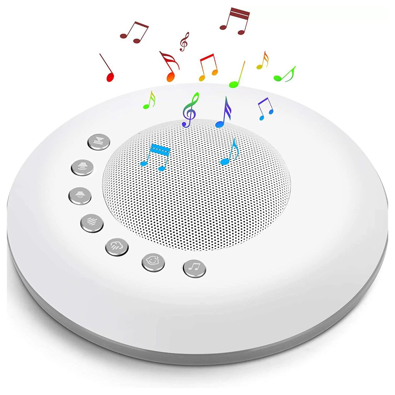 Baby Soothing Sleep Aid, Home Portable Sleep Aid Speaker With 7-Color Light, White Noise Sleep Device, Helps the Mind Relax and the Baby Fall Asleep