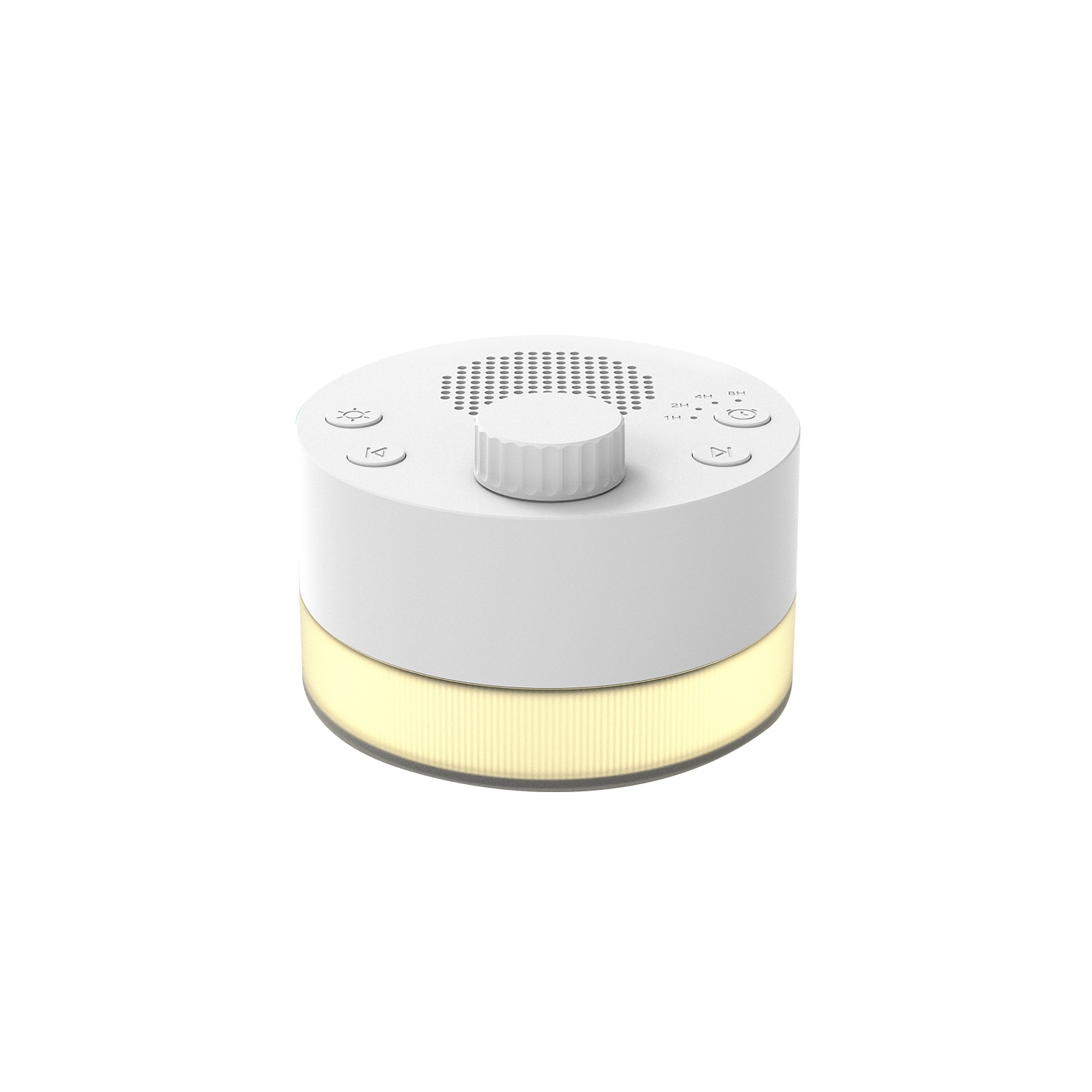 White Noise Smart Sleep Instrument, Portable Mini Sleep Aid With Night Light and 24 Kinds of Music to Soothe Infants and Young Children to Sleep