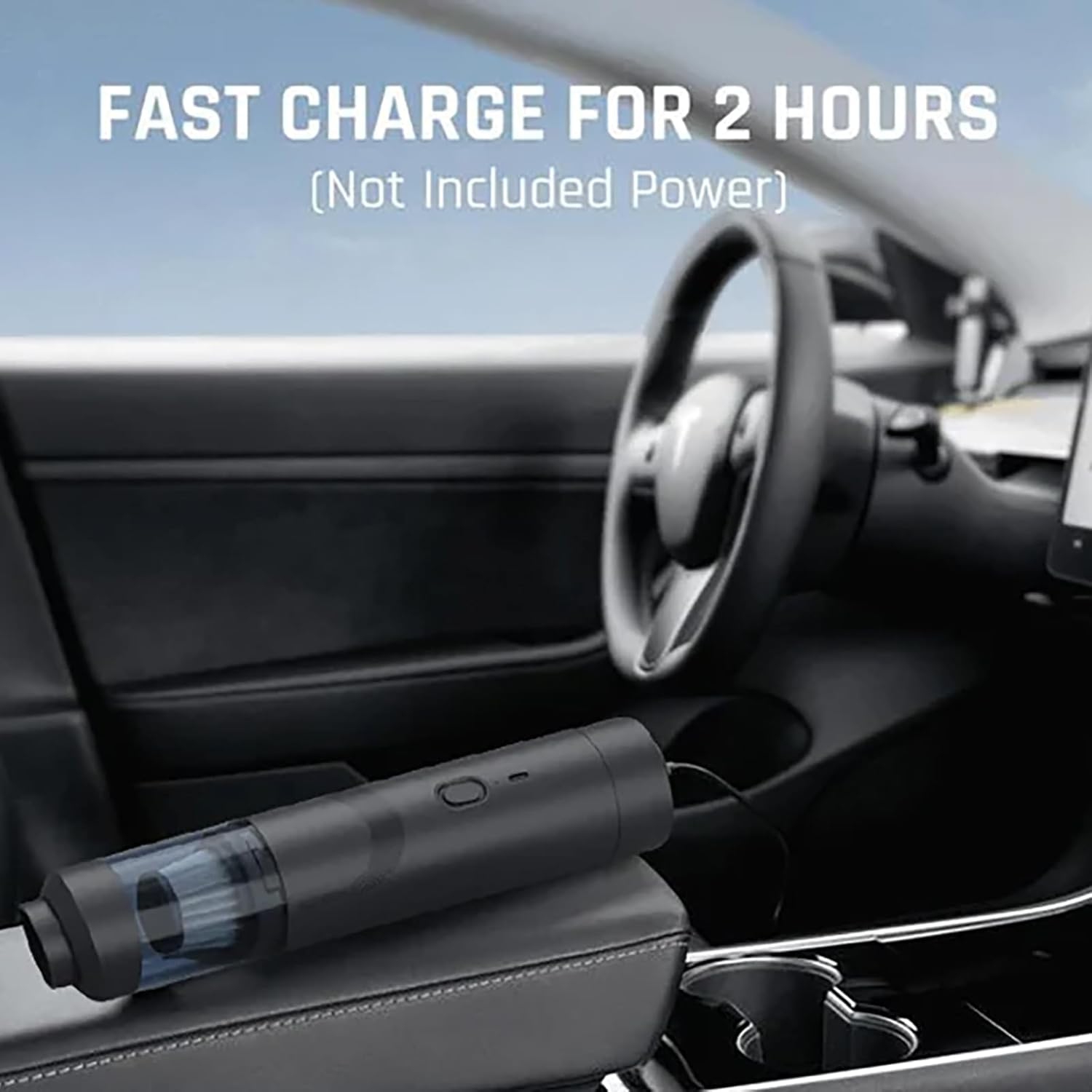 Nettoyeur de poils d'animaux, aspirateur de voiture, aspirateur portatif sans balai de voiture, collecteur de poussière sans fil de voiture,