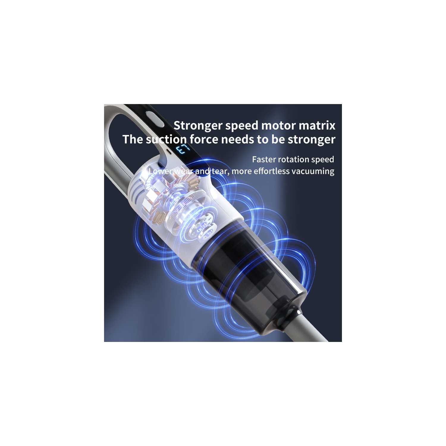 Aspirateur portatif sans fil, domestique, aspiration et vadrouille tout-en-un aspirateur vertical à double usage à aspiration puissante, nettoyage