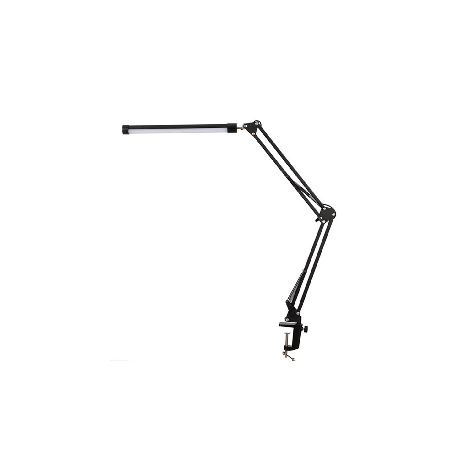 LED eye protection desk lamp, reading study office bedside USB lamp, creative folding long arm clip desk lamp, flexible arm dimming desk reading lamp