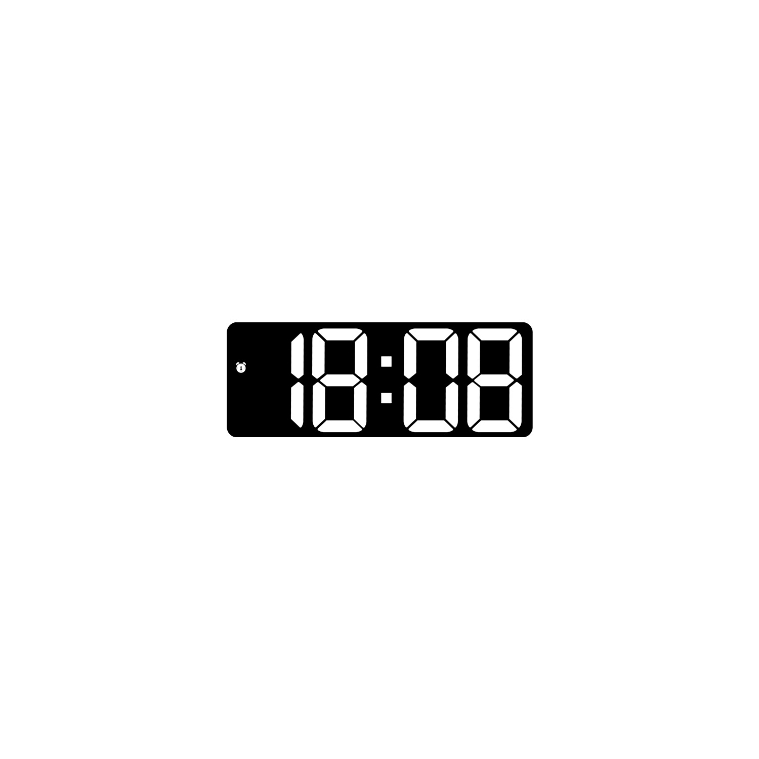 Creative multifunctional electronic clock, simple large screen clock, alarm clock student clock with multiple mirrors, bedroom table clock, LED