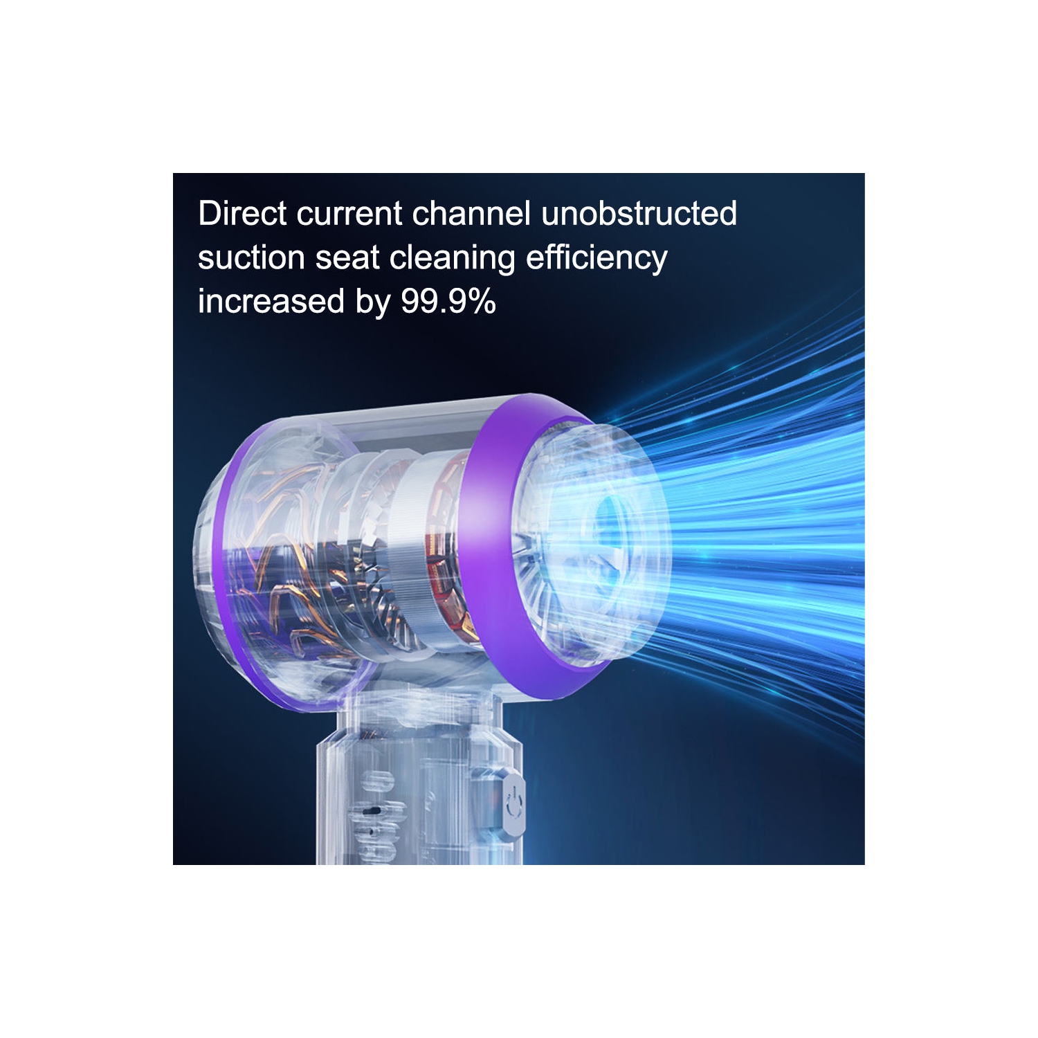 Car vacuum cleaner, brushless high power super three-speed adjustment, power display handheld blowing and suction, home and car dual use, gun Black,