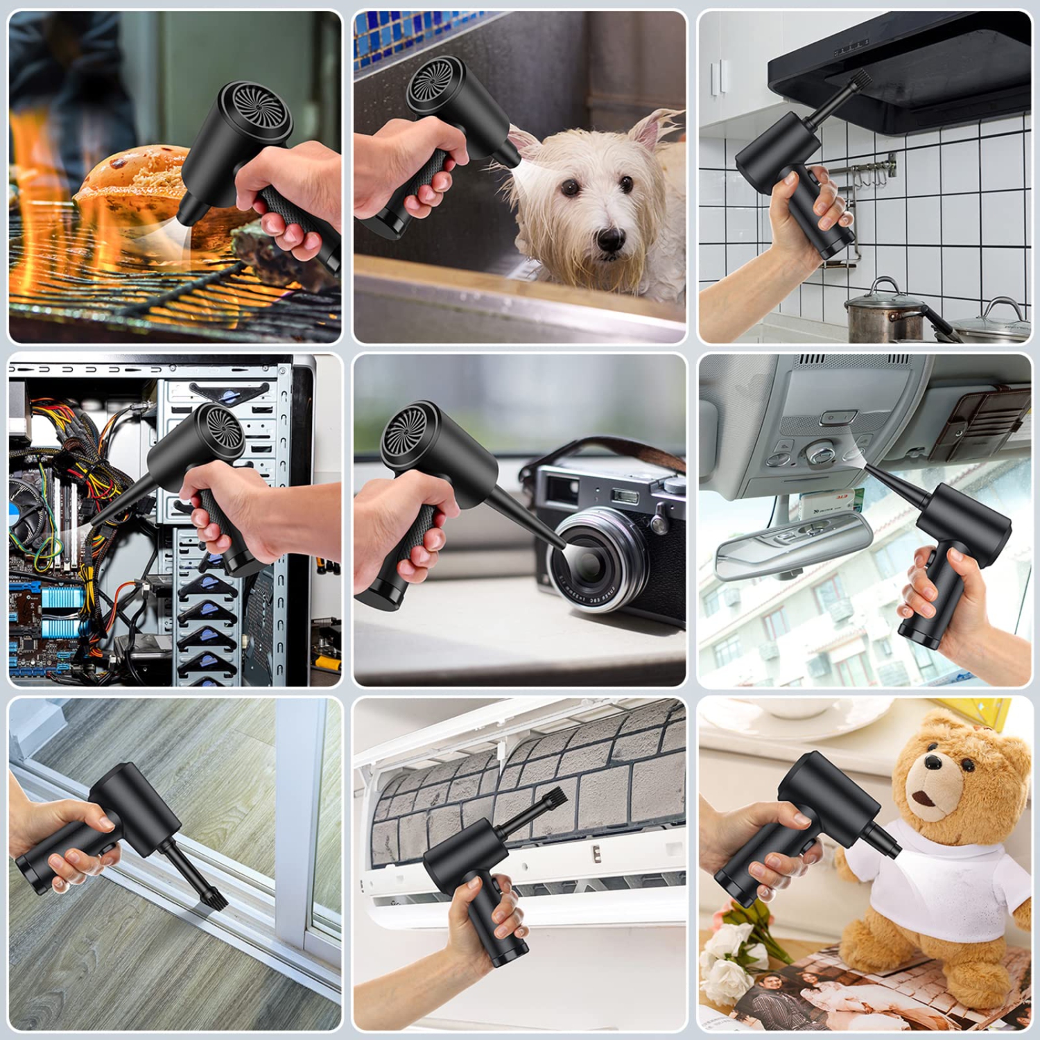 Cordless Air Duster Electric Duster Rechargeable Air Duster Computer Duster Keyboard Cleaner