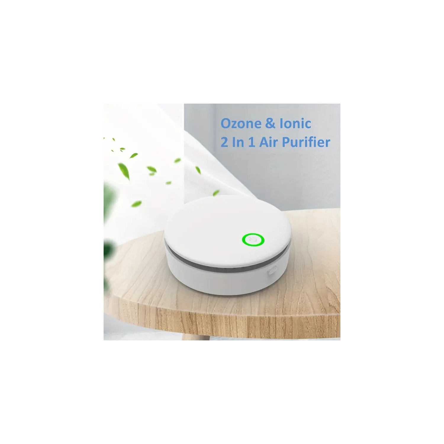 Portable Ozone Ionic Air Purifier Rechargeable Mini Purifier Purifying Air & Eliminate Odor for Home Car Refrigerator