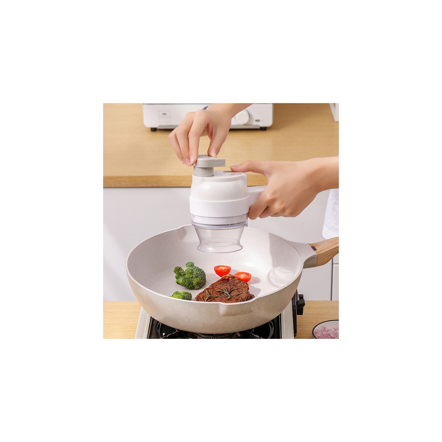 Vegetable Chopper,Electric Cordless Food Processor,Automatic Food Chopper Mincers,Vegetable Cutter for Garlic Onion Pepper