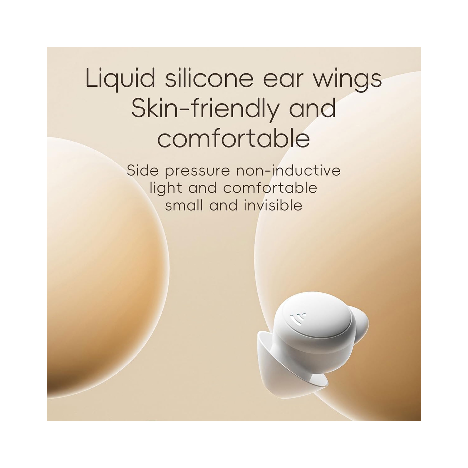 Invisible Sans fil Bluetooth Écouteurs boutons Sleep Réduction du bruit Mini Écouteurs boutons Invisible Micro Sleep Écouteurs boutons Petit oreille