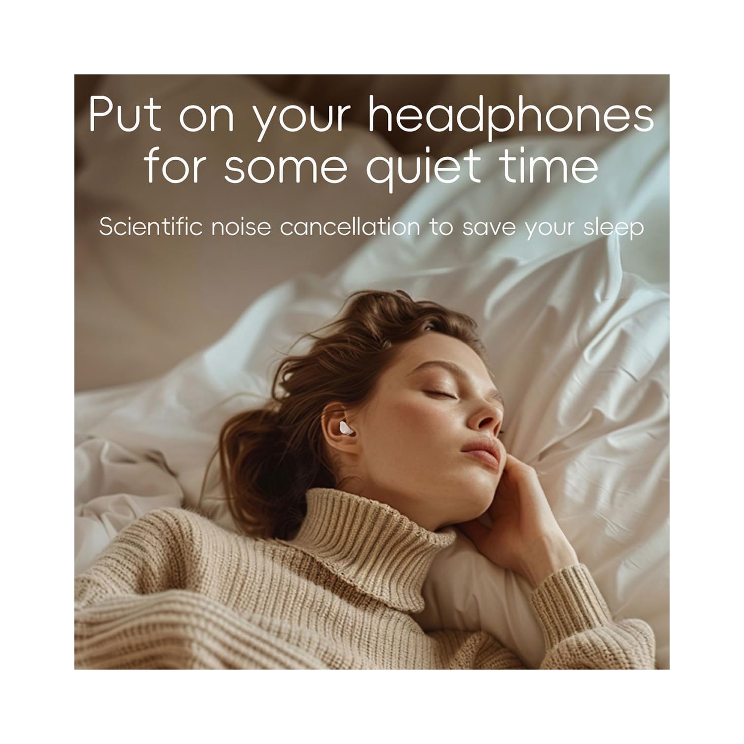 Invisible Sans fil Bluetooth Écouteurs boutons Sleep Réduction du bruit Mini Écouteurs boutons Invisible Micro Sleep Écouteurs boutons Petit oreille