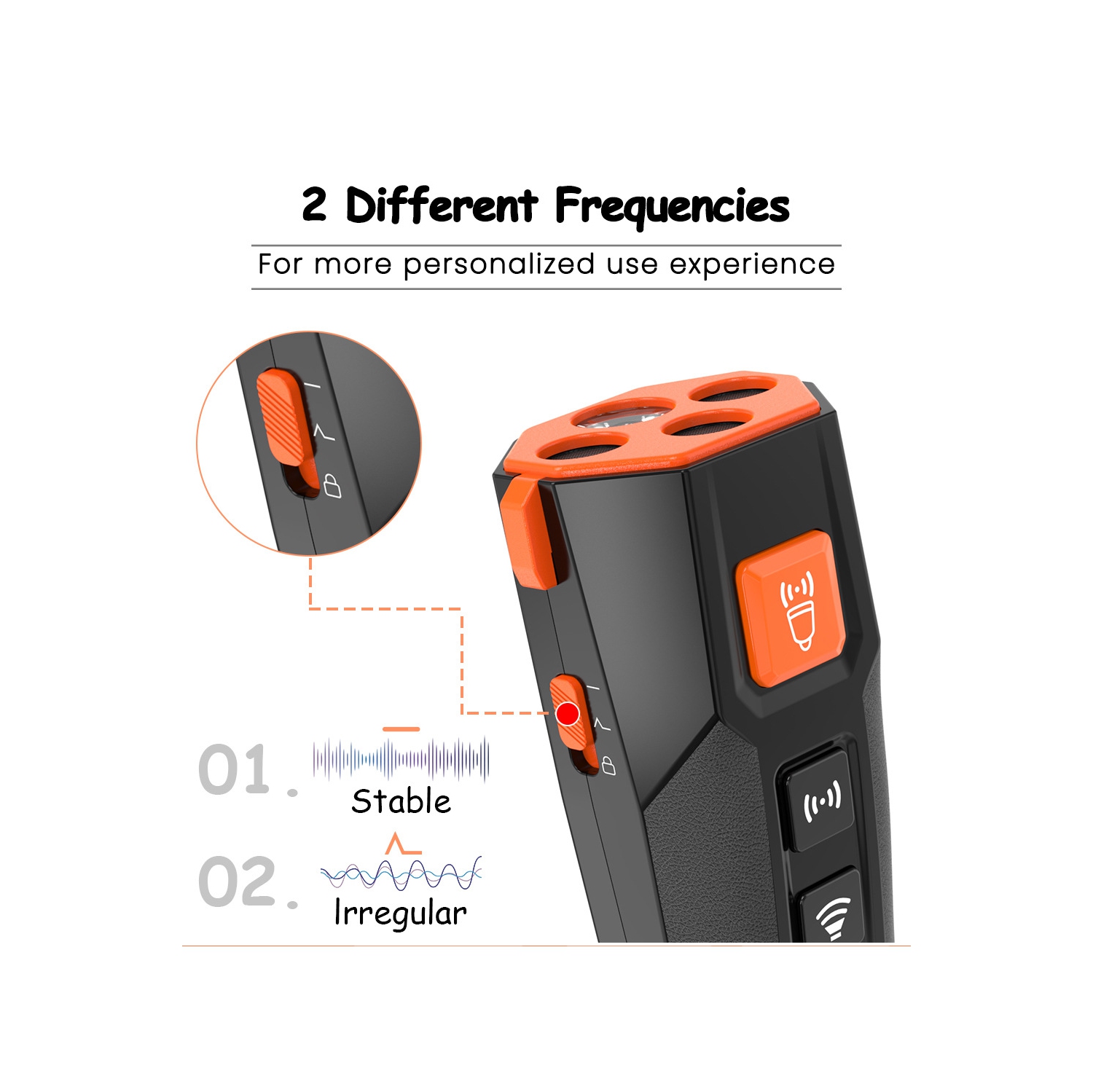 New Ultrasonic Dog Trainer Bark Stopper Triple Head High Power Dog Repellent Light Ultrasonic Frequency Training Bark Stopper - For Dog Training -