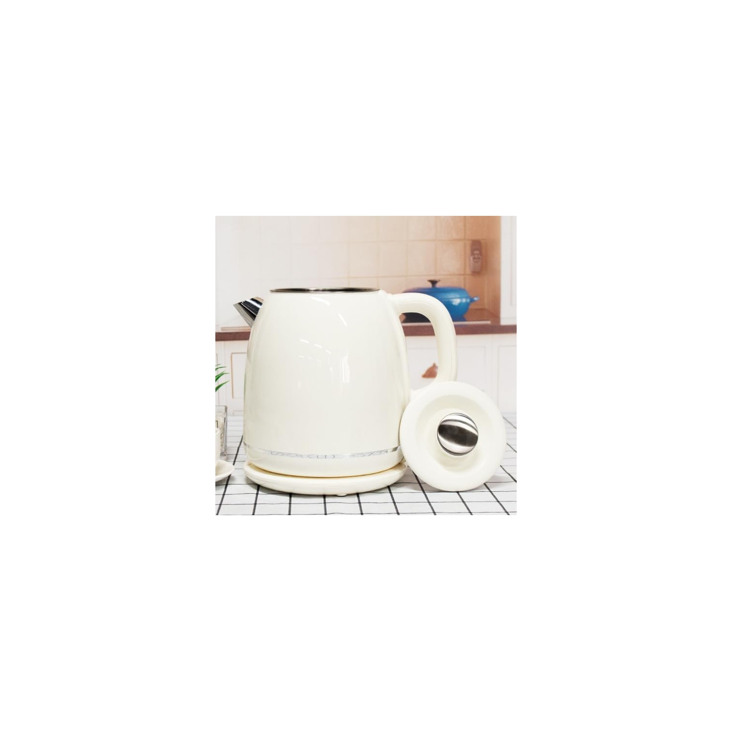 Household Electric Kettle 2L Anti-scalding Kettle 304 Stainless Steel Kettle Electric Kettle 2L Large Capacity Electric Kettle Automatic Power Off