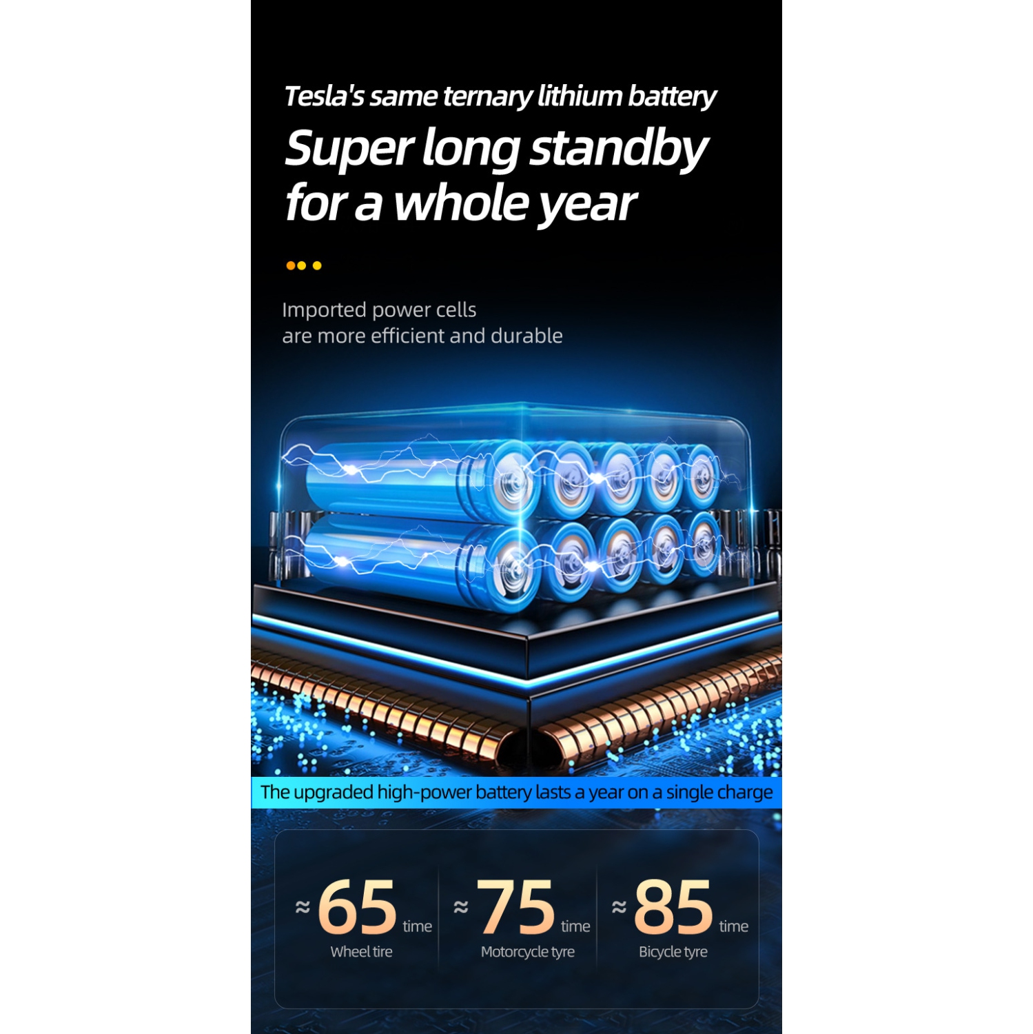 12V Wireless Portable Air Pump with LCD Screen - Multi-Function Car/Bicycle Tire Inflator, Supports 150PSI, 4 Preset Modes, LED Emergency Light