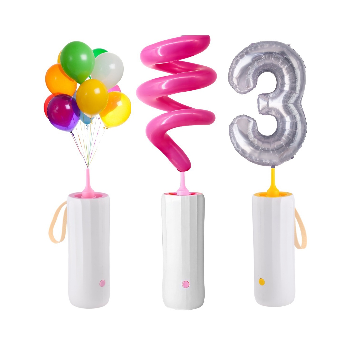 Electric Balloon Pump – Fast and Quiet Inflation for Parties, Weddings and Events | Portable and Durable ABS Material, 65dB Low Noise