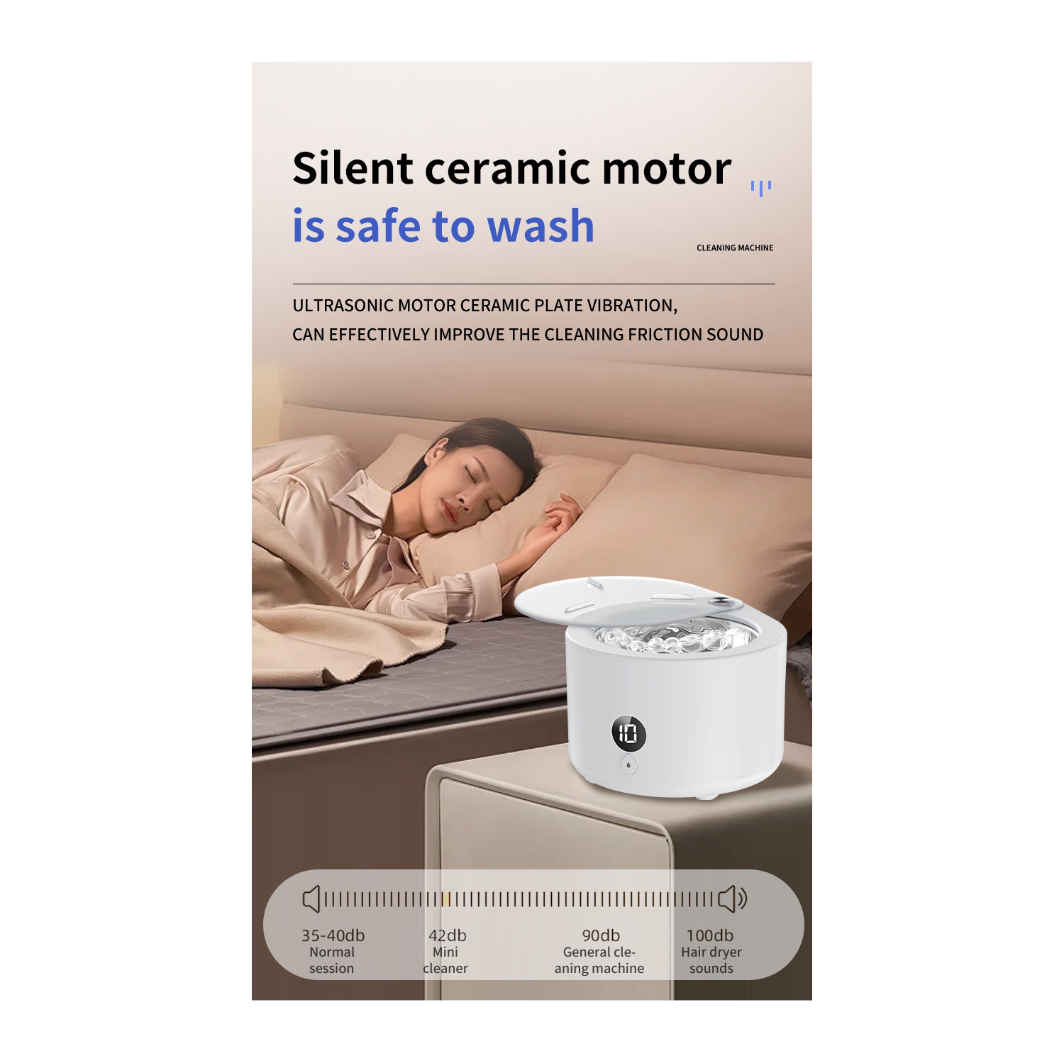 Nettoyeur ultrasonique, élimination des taches à haute fréquence, broches, bijoux, machine de nettoyage en acier inoxydable, machine de nettoyage de