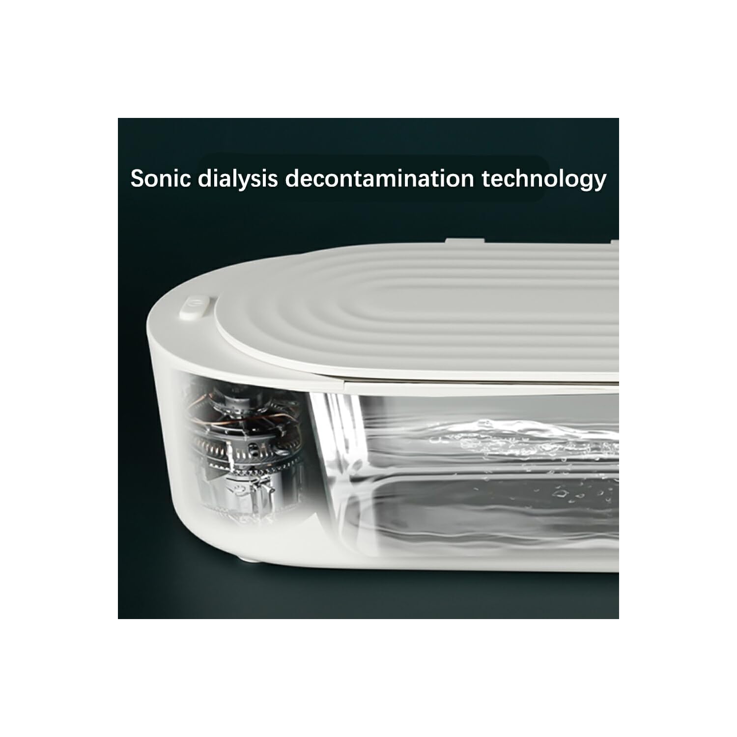 Machine de nettoyage à ultrasons de maison Nouveau petit bijou nettoyant mini nettoyant pour prothèses - blanc