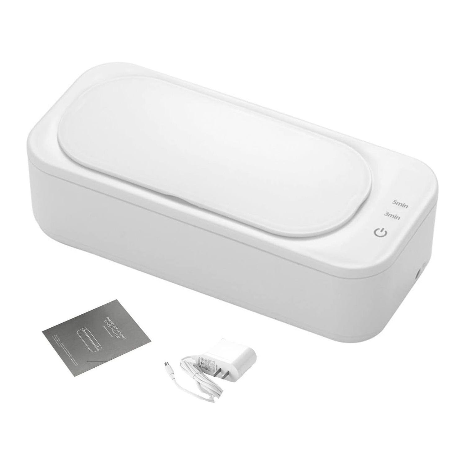 Nettoyeur ultrasonique, vibrations, 47&nbsp;kHz, équipement ultrasonique haute fréquence pour nettoyer les lunettes, les bijoux, les montres, le