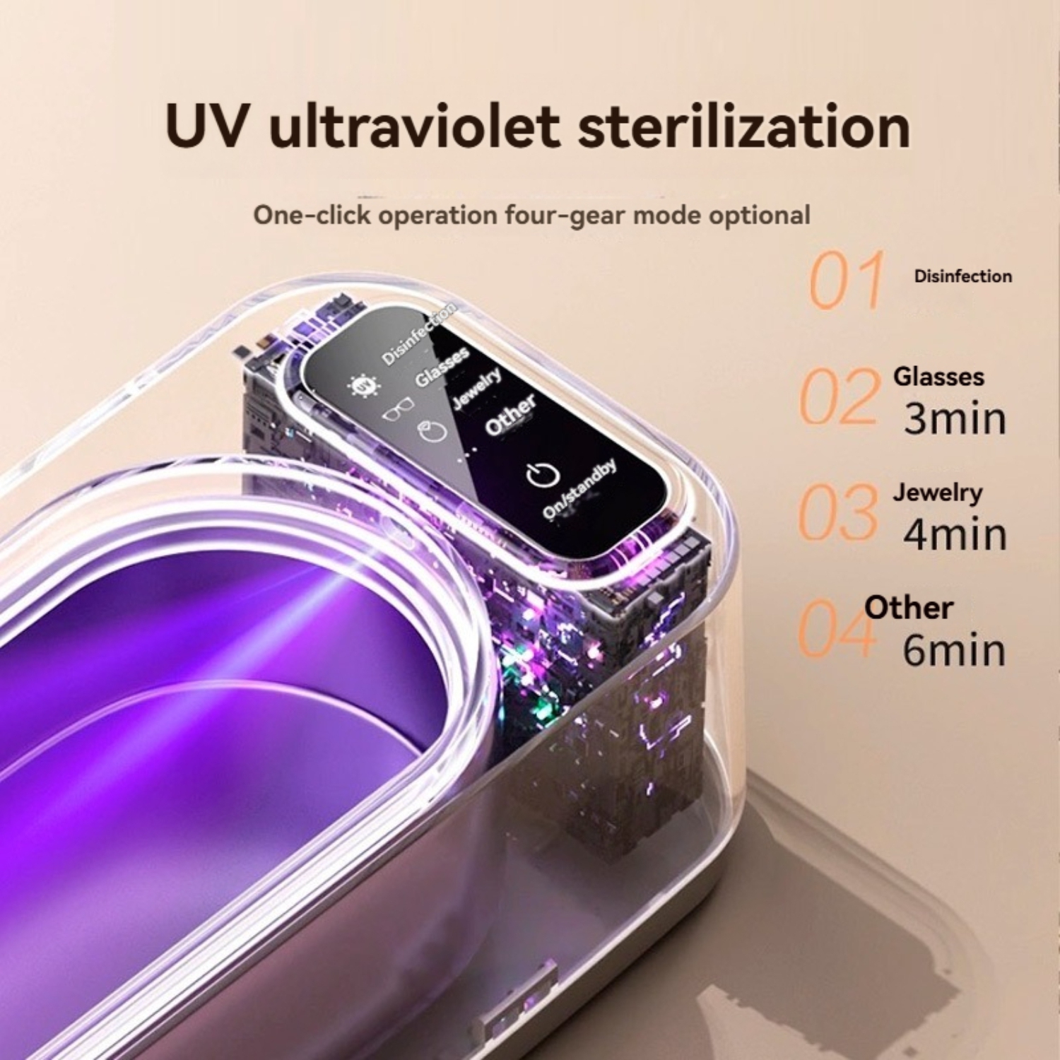 Ultrasonic cleaning machine glasses cleaning machine glasses cleaning machine home braces jewelry automatic cleaning machine