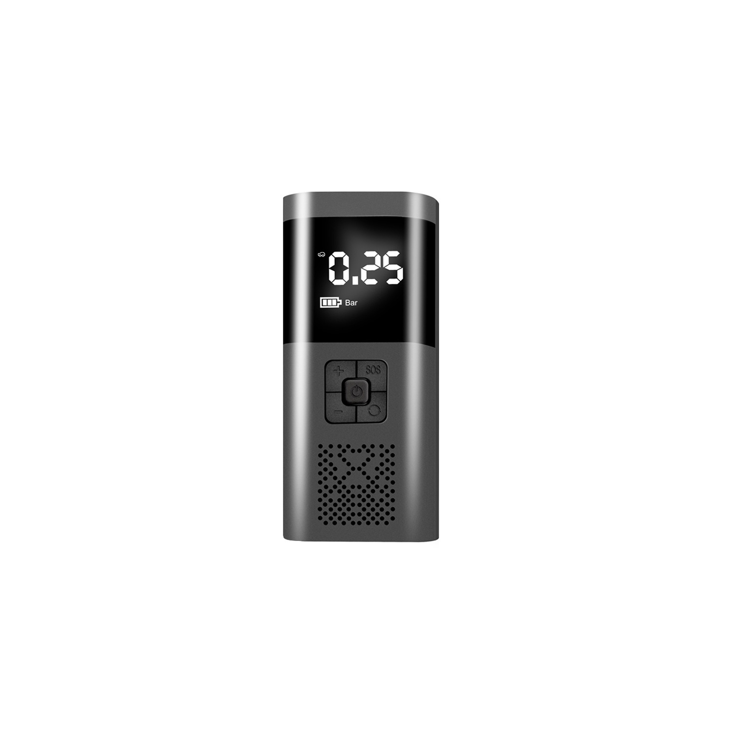 LED lighting + 6000mAh-Multi-function smart air pump | Dual turbine super fast inflation | Tire pressure preset/auto stop | Suitable for