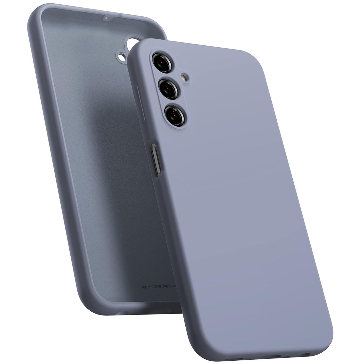 TopSave Goospery – Étui de protection intégral en gel liquide pour Samsung Galaxy A36 de 6,7&nbsp;po, gris lavande