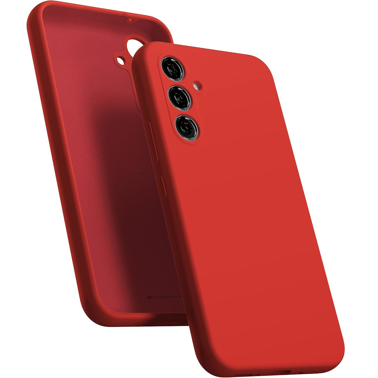 TopSave Goospery – Étui de protection intégral en caoutchouc de silicone liquide pour Samsung Galaxy A36 de 6,7&nbsp;po, rouge