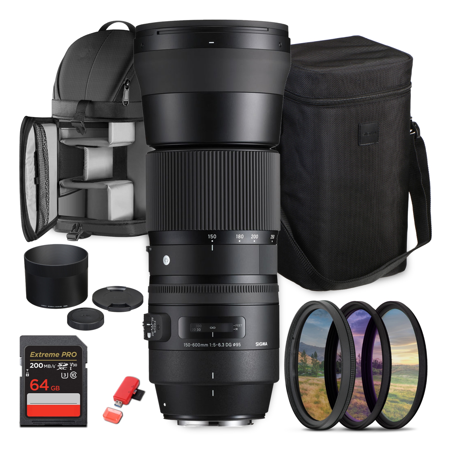 Sigma 150-600 f/5-6.3 Canon EF Bundle