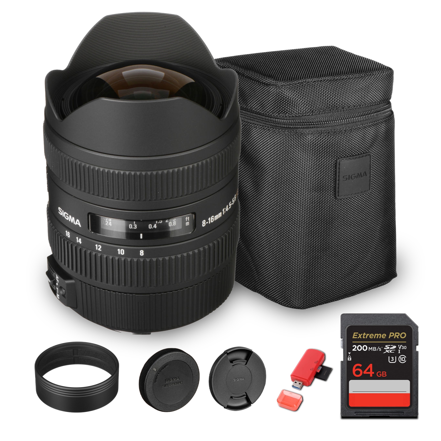 Sigma 8-16 f4.5-5.6 Canon EF Bundle