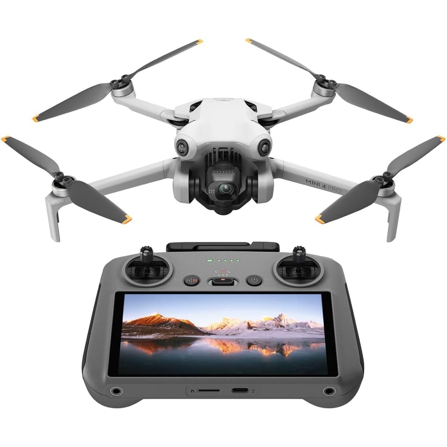 Refurbished (Excellent) - DJI Mini 4 Pro (DJI RC 2), Drones with Camera for Adults 4K, Under 0.549 lbs/249 g
