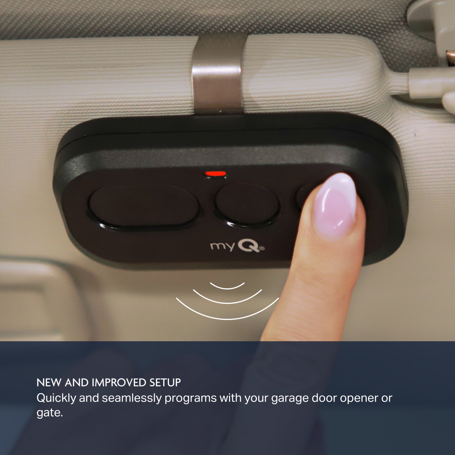 Télécommande de porte de garage à 3 boutons myQ de Chamberlain