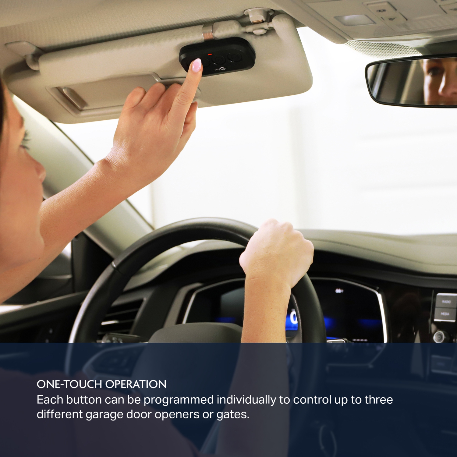 Télécommande de porte de garage à 3 boutons myQ de Chamberlain