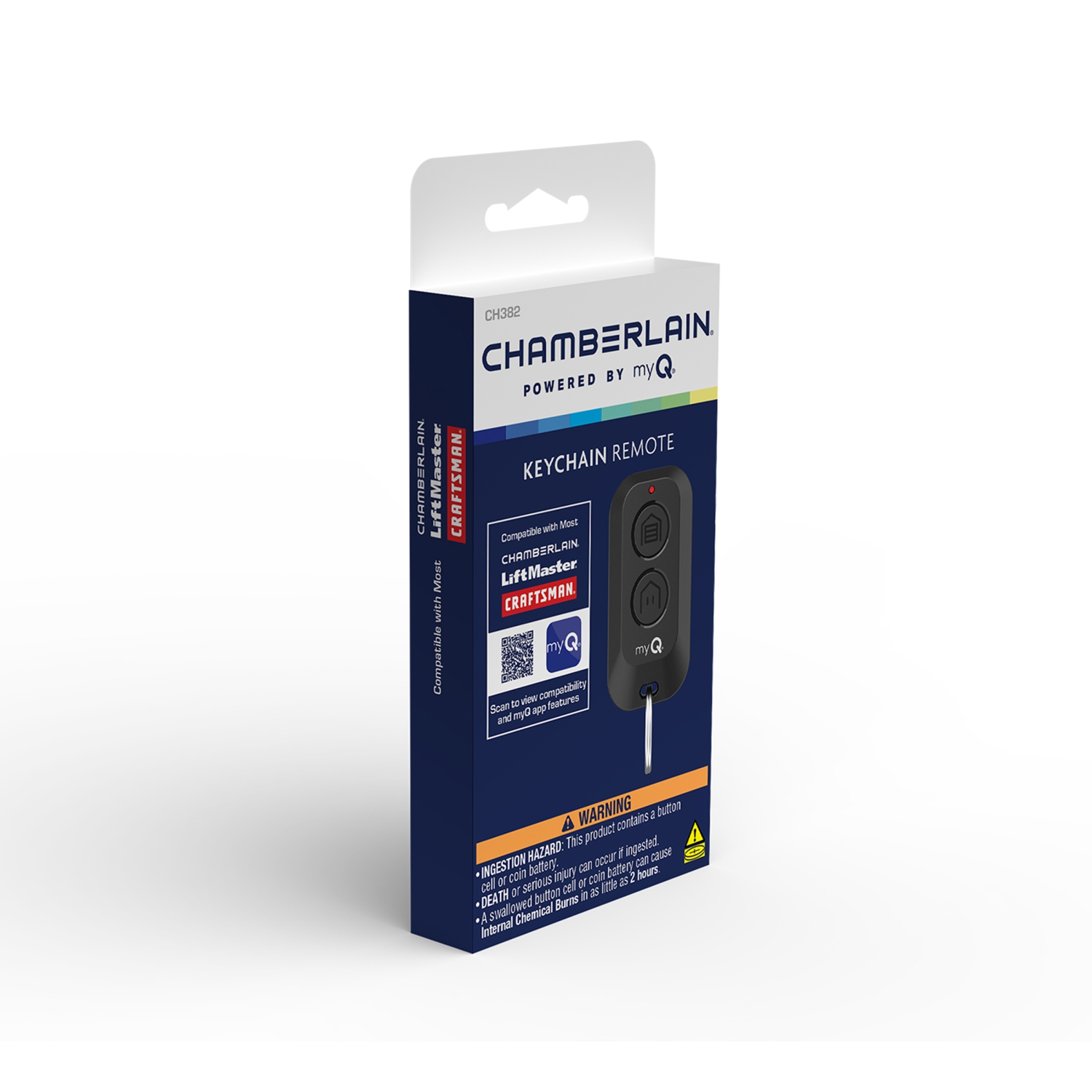 Chamberlain myQ 2-Button Keychain Garage Door Remote
