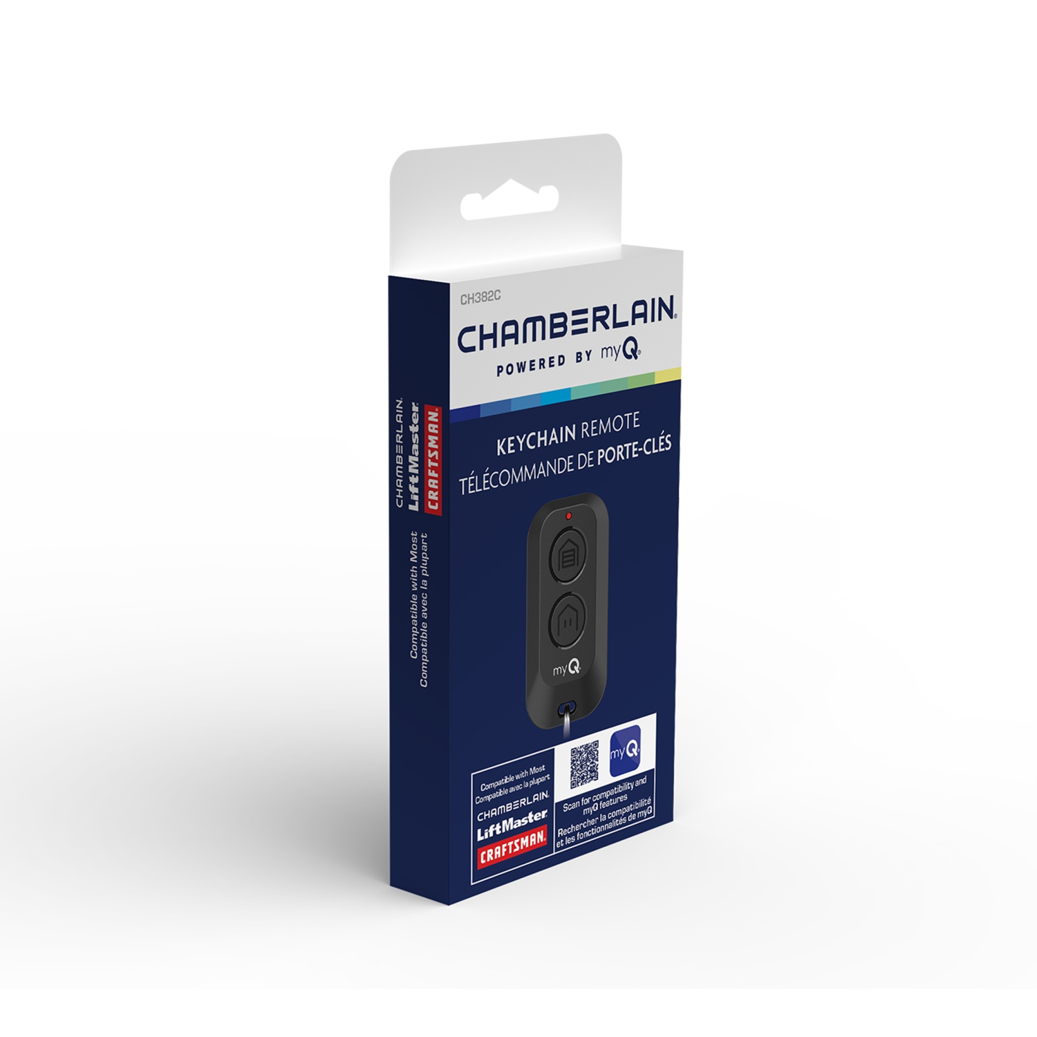 Chamberlain myQ 2-Button Keychain Garage Door Remote
